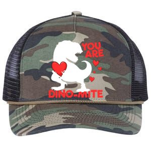 You Are Dinogiftmite Tgiftrex Dinosaur Valentines Day Trex Cool Gift Retro Rope Trucker Hat Cap