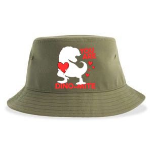 You Are Dinogiftmite Tgiftrex Dinosaur Valentines Day Trex Cool Gift Sustainable Bucket Hat