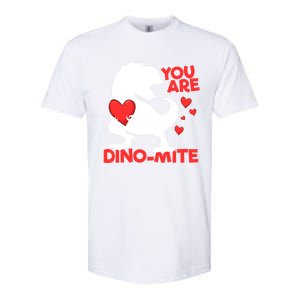 You Are Dinogiftmite Tgiftrex Dinosaur Valentines Day Trex Cool Gift Softstyle CVC T-Shirt