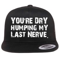 You Are Dry Humping My Last Nerve Quote Flat Bill Trucker Hat