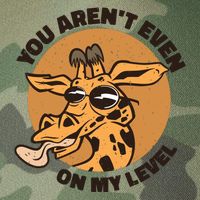 You Aren't Even On My Level Funny Legacy Tie Dye Trucker Hat