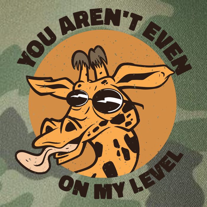 You Aren't Even On My Level Funny Legacy Tie Dye Trucker Hat