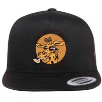 You Aren't Even On My Level Funny Flat Bill Trucker Hat