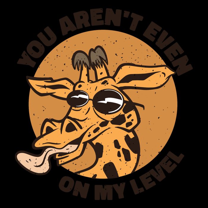 You Aren't Even On My Level Funny Baby Bodysuit