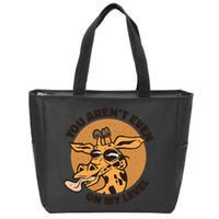 You Aren't Even On My Level Funny Zip Tote Bag