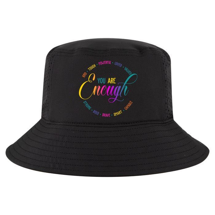 You Are Enough Kindness Quote Cool Comfort Performance Bucket Hat
