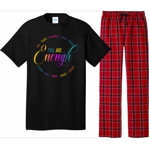 You Are Enough Kindness Quote Pajama Set