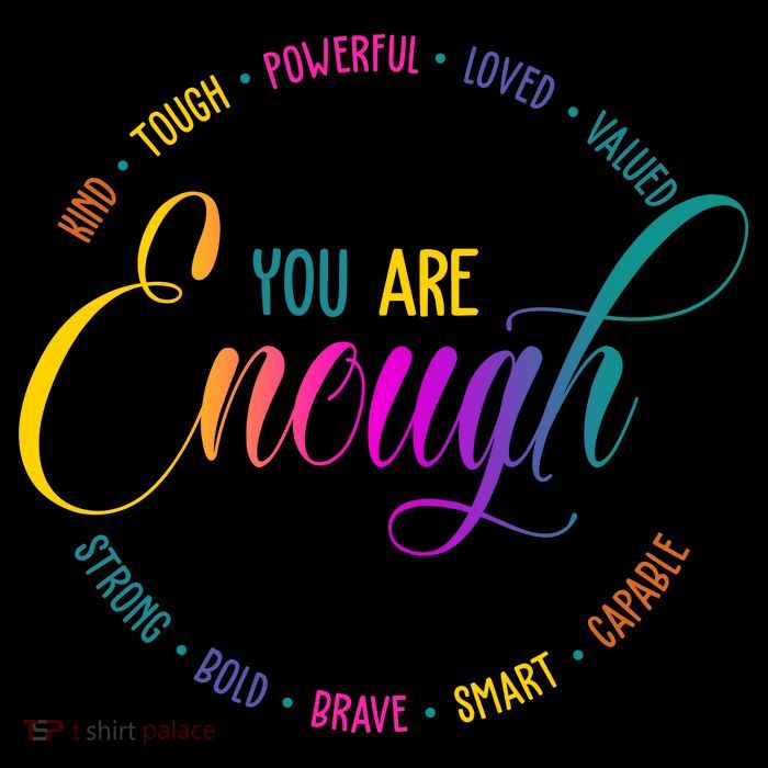 You Are Enough Kindness Quote Cooling Performance Long Sleeve Crew