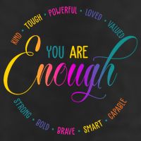 You Are Enough Kindness Quote Golf Towel