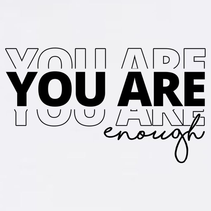 You Are Enough Inspiring Quote Garment-Dyed Heavyweight T-Shirt