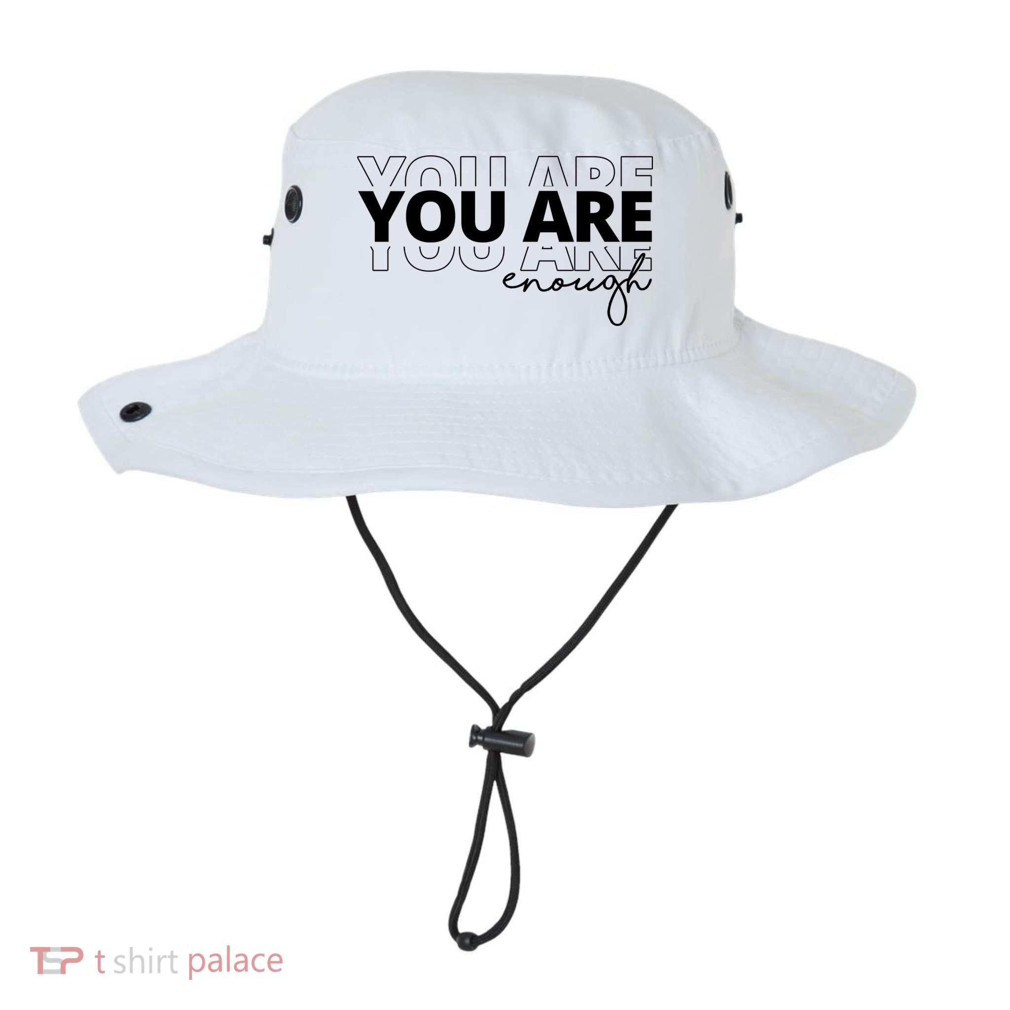 You Are Enough Inspiring Quote Legacy Cool Fit Booney Bucket Hat