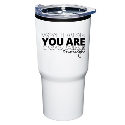 You Are Enough Inspiring Quote Tumbler