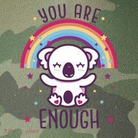 You Are Enough Koala Legacy Tie Dye Trucker Hat
