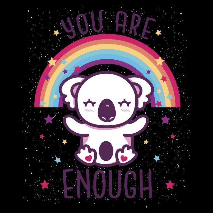 You Are Enough Koala Sustainable Bucket Hat