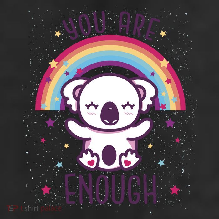 You Are Enough Koala 11oz C Handle Ceramic Mug