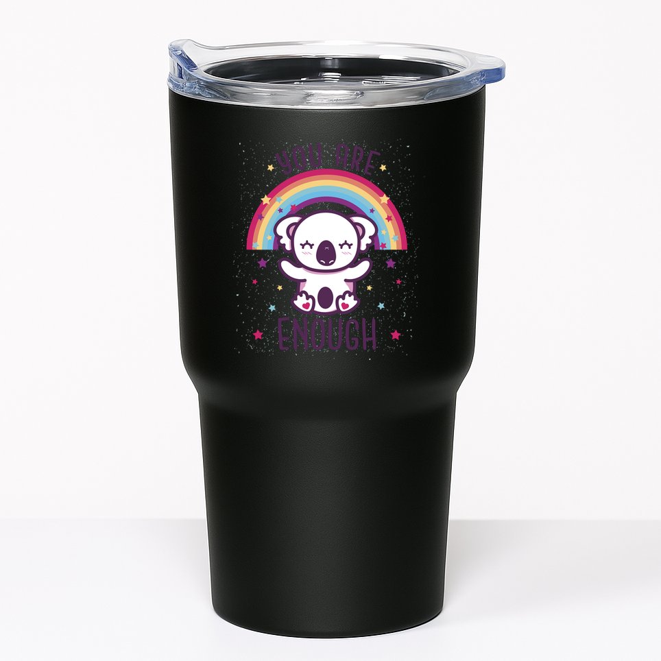 You Are Enough Koala Tumbler