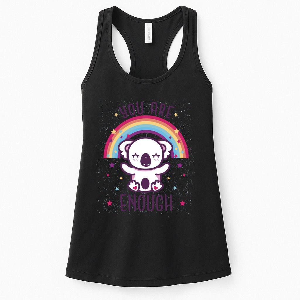 You Are Enough Koala Womens Tank Top