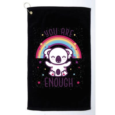 You Are Enough Koala Golf Towel