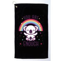 You Are Enough Koala Golf Towel