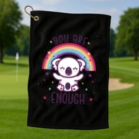 You Are Enough Koala Golf Towel