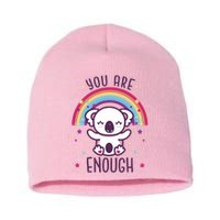 You Are Enough Koala Short Acrylic Beanie