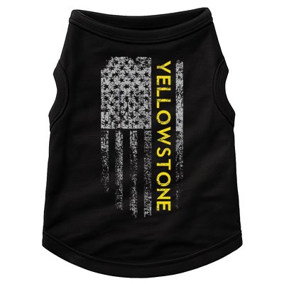 Yellowstone American Flag Doggie Tank