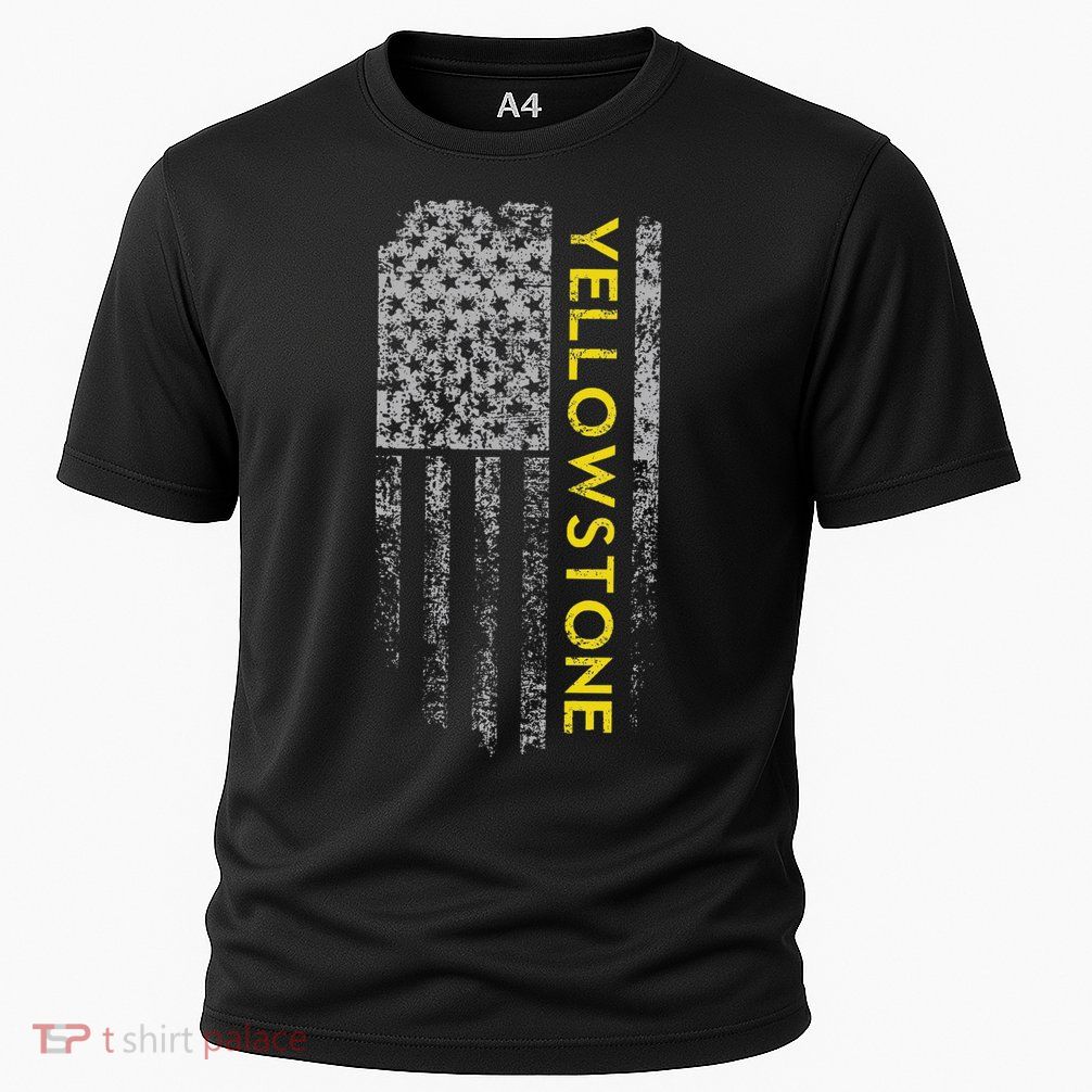 Yellowstone American Flag Performance Shirt
