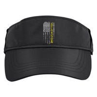 Yellowstone American Flag Adult Drive Performance Visor