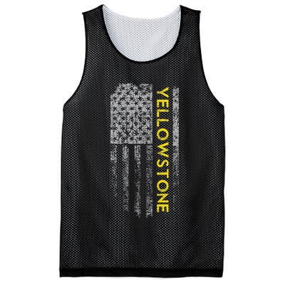 Yellowstone American Flag Mesh Reversible Basketball Jersey Tank