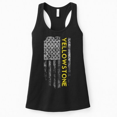 Yellowstone American Flag Womens Tank Top