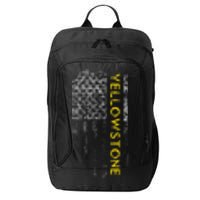 Yellowstone American Flag City Backpack