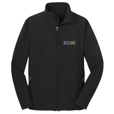 You Are Filled With Determination Gamers Motivational Gaming Core Soft Shell Jacket