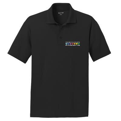 You Are Filled With Determination Gamers Motivational Gaming PosiCharge RacerMesh Polo