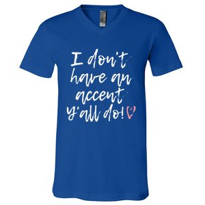 YAll Accents Funny Western Boho Country Fashion Fun Gift V-Neck T-Shirt