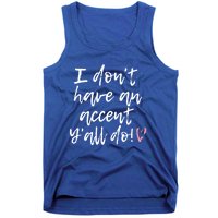 YAll Accents Funny Western Boho Country Fashion Fun Gift Tank Top