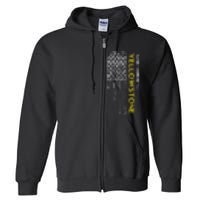 Yellowstone American Flag Full Zip Hoodie