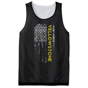 Yellowstone American Flag Mesh Reversible Basketball Jersey Tank