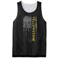 Yellowstone American Flag Mesh Reversible Basketball Jersey Tank