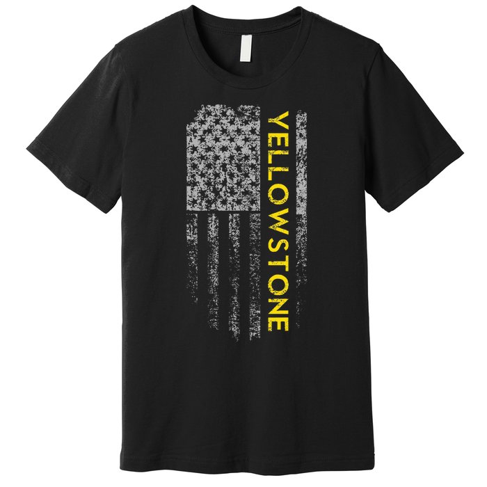 Yellowstone American Flag Premium T-Shirt