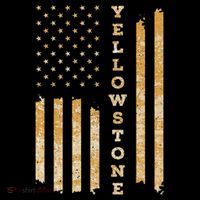Yellowstone American Flag – Usa National Park Premium T-Shirt