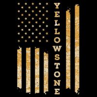 Yellowstone American Flag – Usa National Park Womens Tank Top