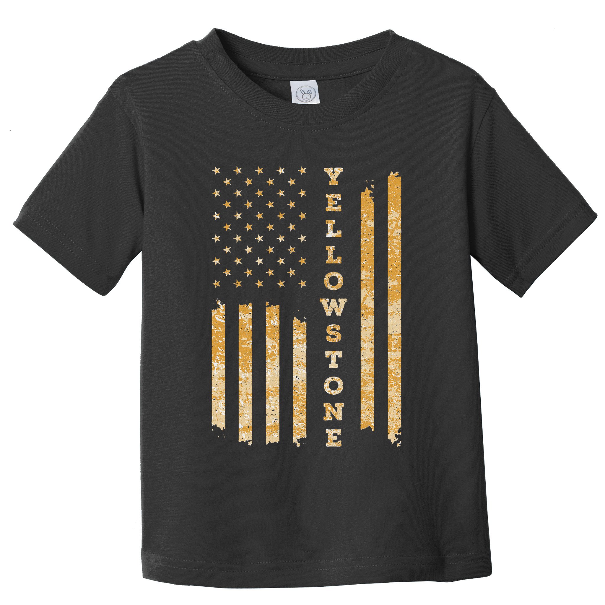Yellowstone American Flag – Usa National Park Toddler T-Shirt