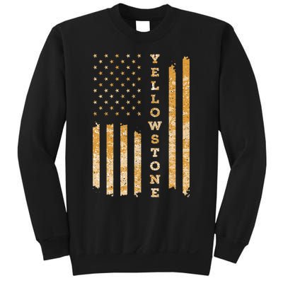 Yellowstone American Flag – Usa National Park Sweatshirt