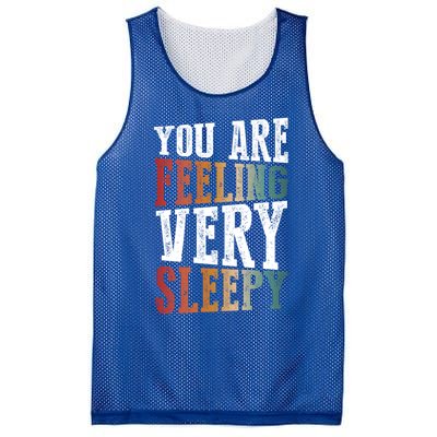 You Are Feeling Very Sleepy Hypnotic Illusion Hypnosis Gift Mesh Reversible Basketball Jersey Tank