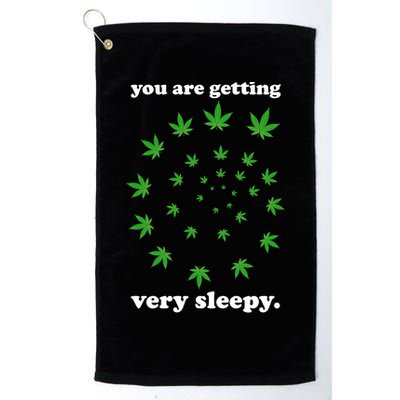 You Are Getting Very Sleepy The Weed Golf Towel