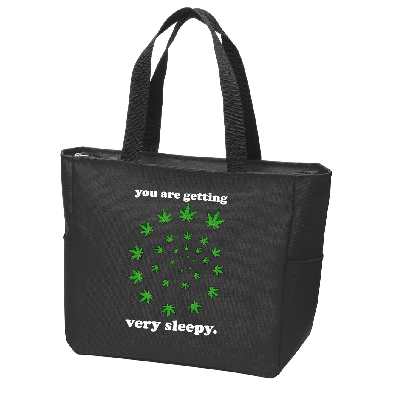 You Are Getting Very Sleepy The Weed Zip Tote Bag