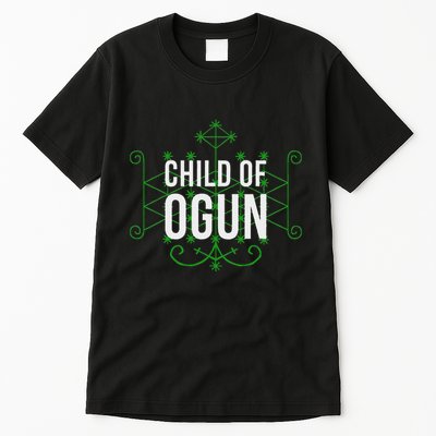 Yoruba African God Hoodoo Veve Orisha Child Of Ogun Tall T-Shirt
