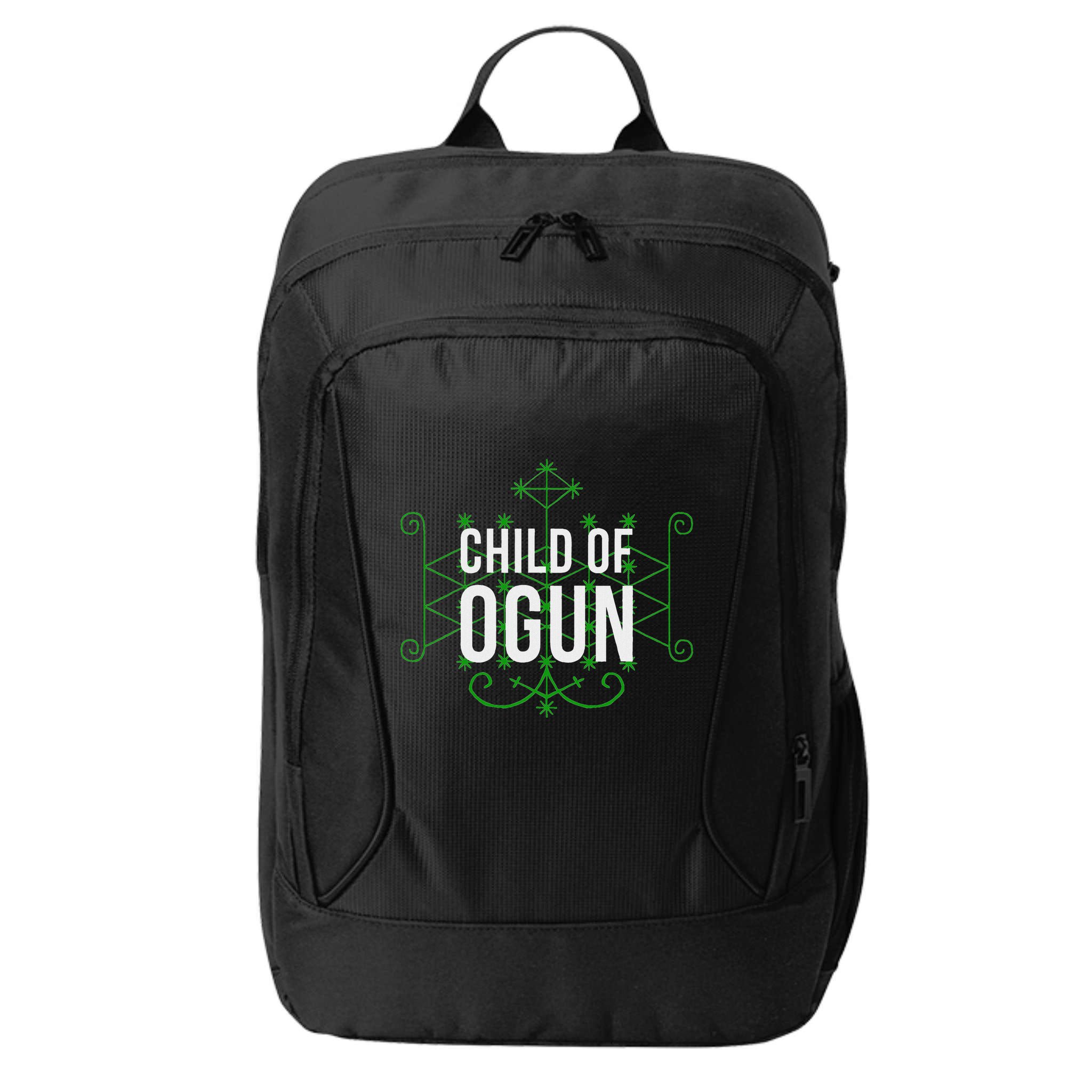 Yoruba African God Hoodoo Veve Orisha Child Of Ogun City Backpack
