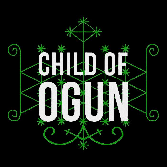 Yoruba African God Hoodoo Veve Orisha Child Of Ogun 16 in Basic Backpack