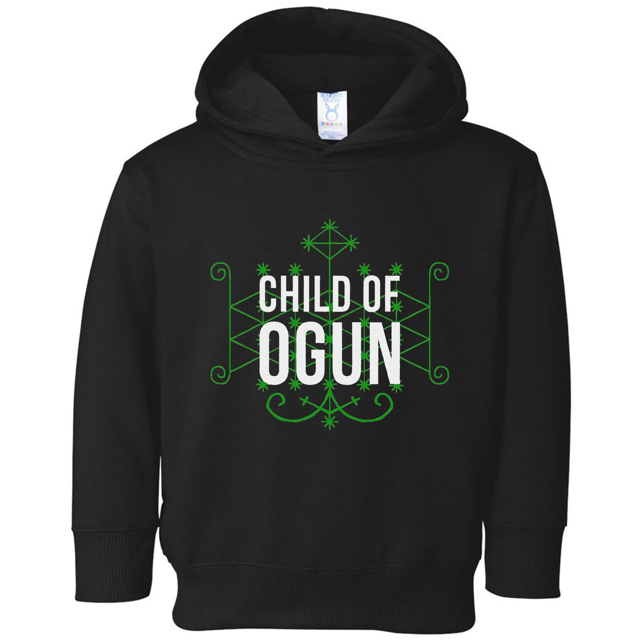 Yoruba African God Hoodoo Veve Orisha Child Of Ogun Toddler Hoodie